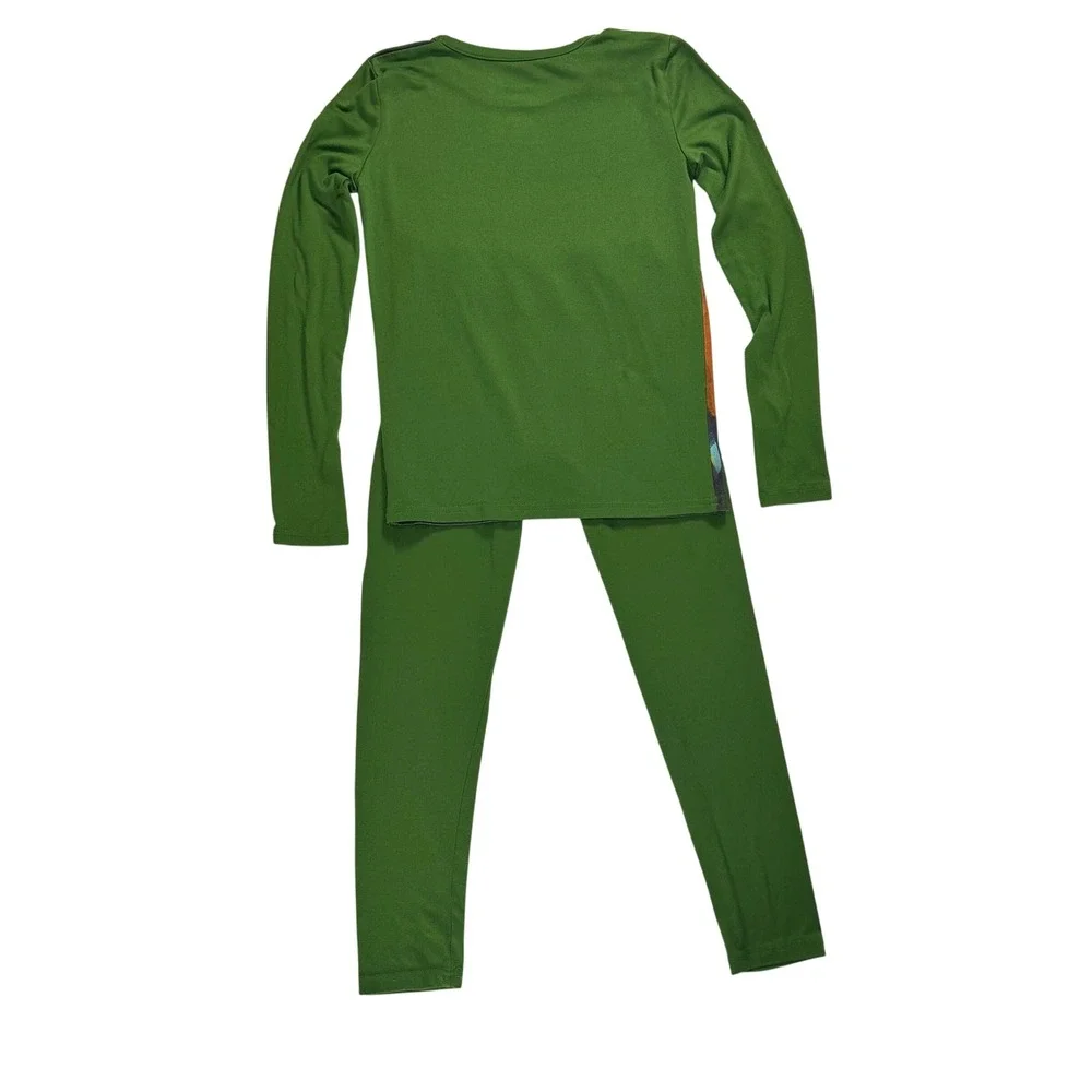 ClimateRight TMNT Mutant Mayhem Raphael Pajama Set Green Mens Medium 2‎ Piece